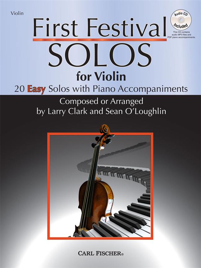 First Festival Solos for Violin - 20 Easy Solos with Piano Accompaniments - skladby pro housle a klavír