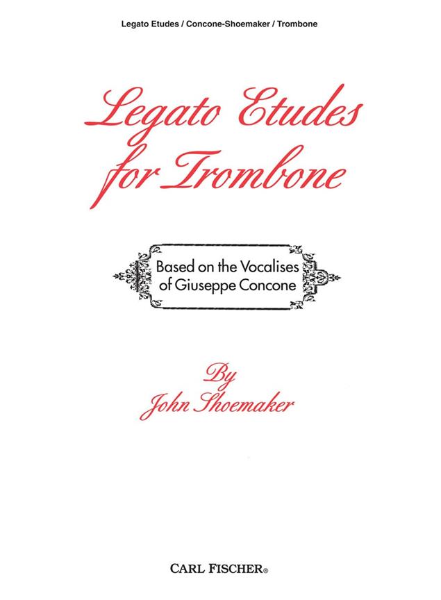 Legato Etudes - noty pro trombon
