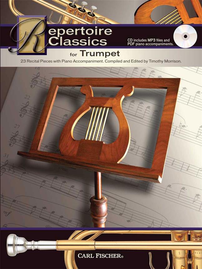 Repertoire Classics for Trumpet - 23 Recital Pieces with Piano Accompaniment - pro trumpetu