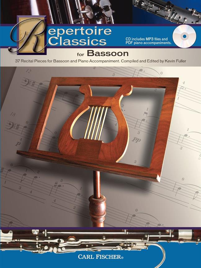 Repertoire Classics for Bassoon - noty pro fagot a klavír