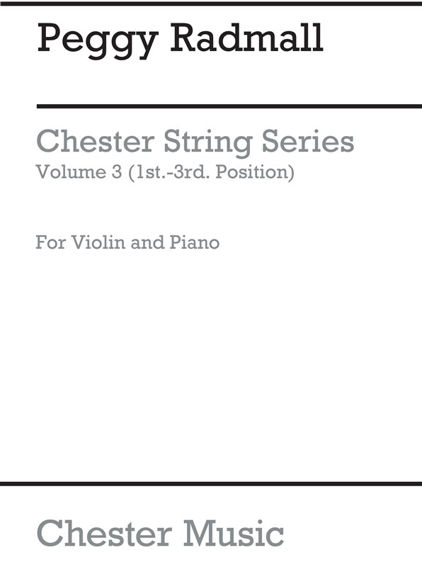 Peggy Radmall: Chester String Series Violin Book 3