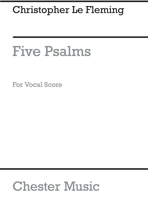 Fleming: Five Psalms (Vocal Score)