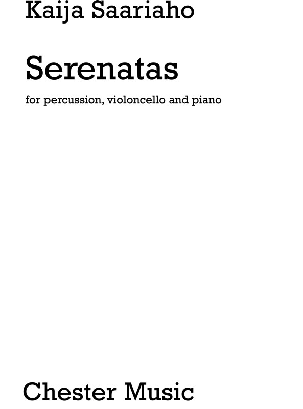 Kaija Saariaho: Serenatas (Score And Parts)