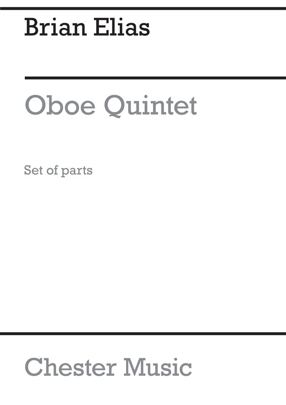 Brian Elias: Oboe Quintet (Parts)