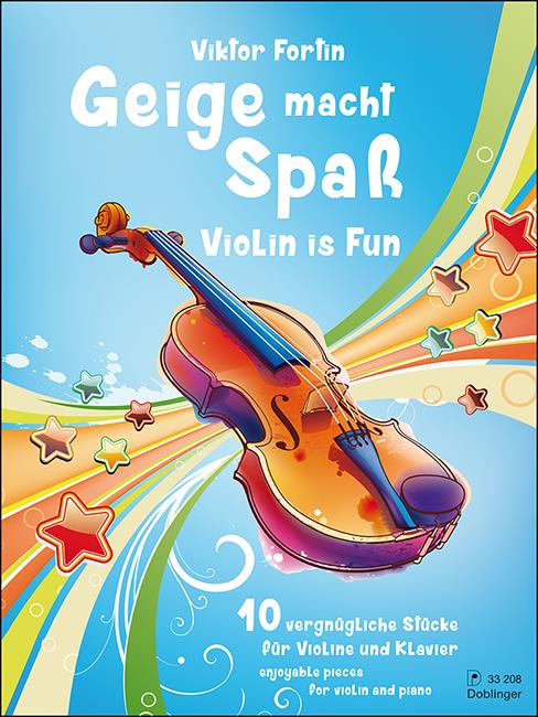 Violin is Fun - 10 Enjoyable Pieces for Violin and Piano - housle a klavír