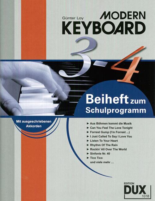 Modern Keyboard - Beiheft 3-4 zur Schule