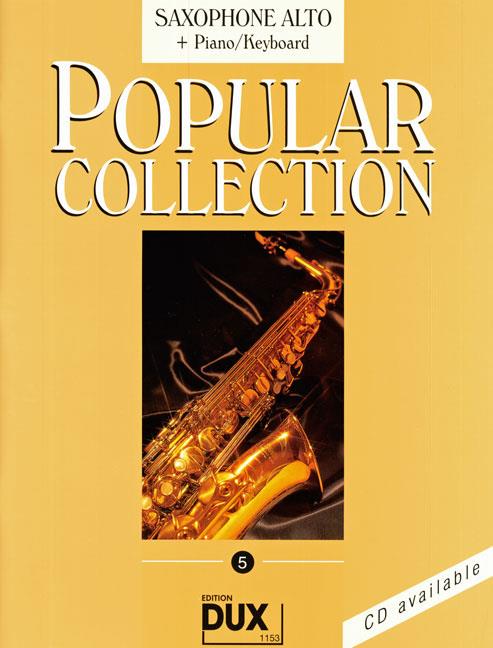 Popular Collection 05 - Altsaxophon + Klavier oder Keyboard - alto saxofón a klavír