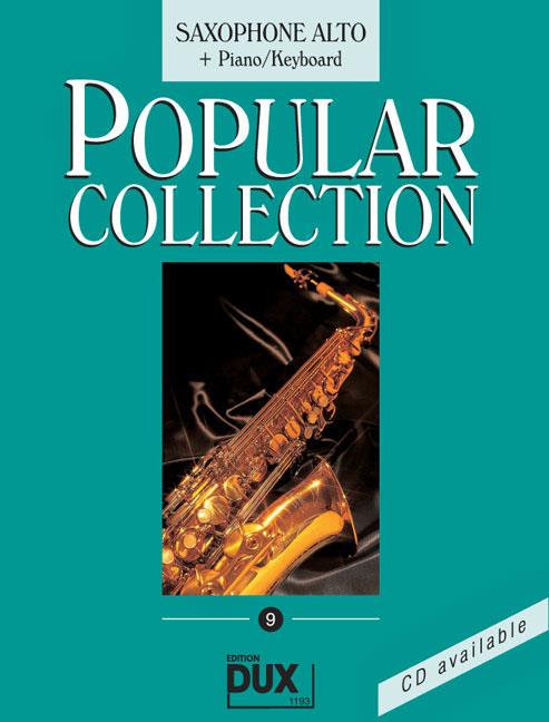 Popular Collection 09 - Altsaxophon + Klavier oder Keyboard - alto saxofón a klavír