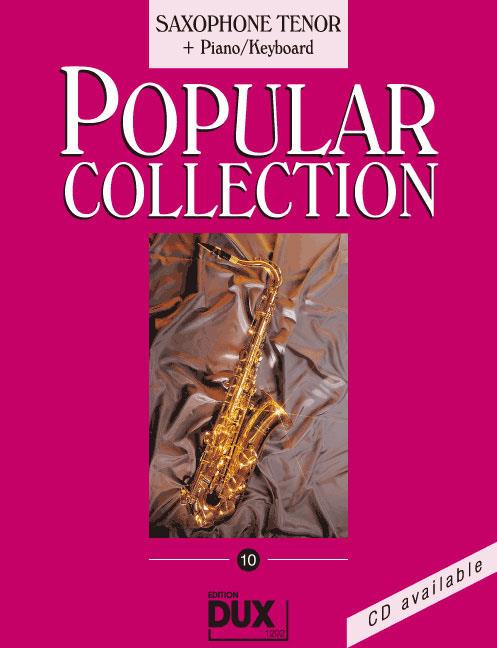 Popular Collection 10 - Tenorsaxophon + Klavier oder Keyboard - tenor saxofon a klavír
