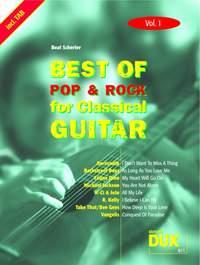 Best Of Pop & Rock 01 for Classical Guitar - Die umfassende Sammlung mit starken Interpreten