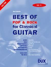 Best Of Pop & Rock 11 for Classical Guitar - Die umfassende Sammlung mit starken Interpreten