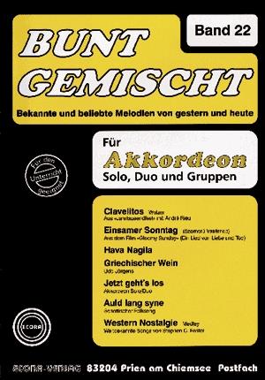 Bunt Gemischt 22  - pro akordeon