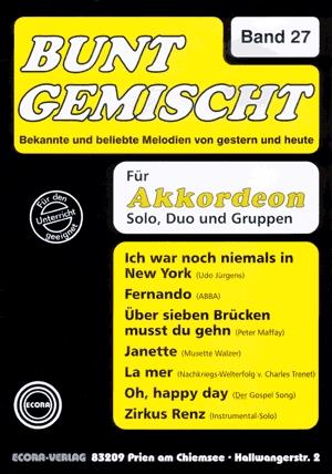 Bunt Gemischt 27  - pro akordeon
