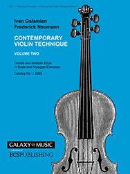 The Galamian Contemporary Violin Technique, Vol. 2 - pro housle