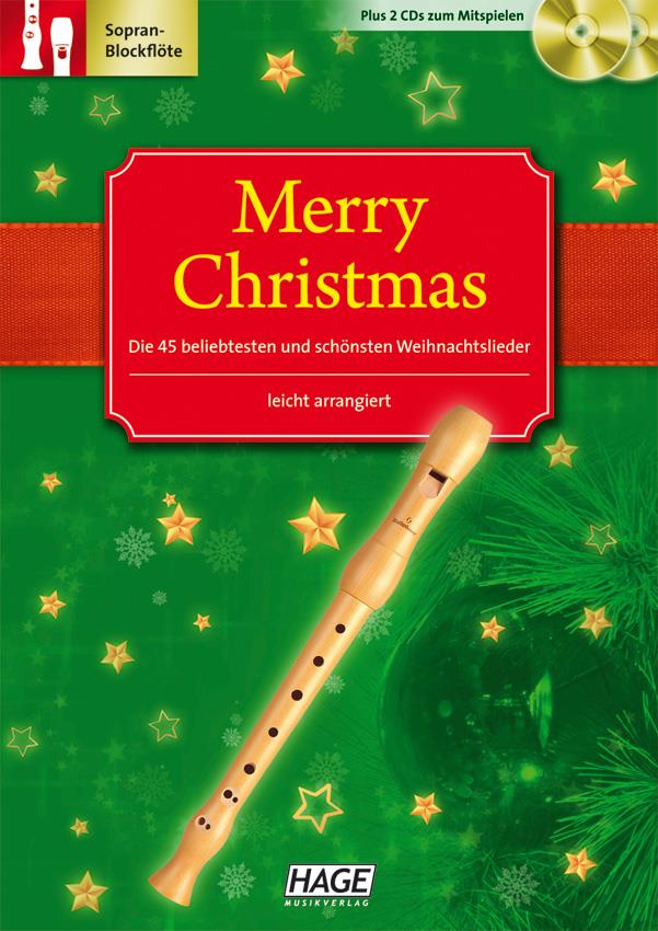 MERRY CHRISTMAS RECORDER REC BK/2CD