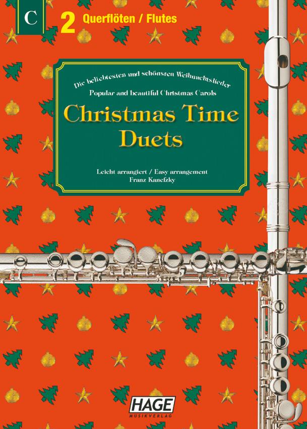 Christmas Time Duets für 2 Querflöten - 37 bekannte Weihnachtslieder für zwei Querflöten