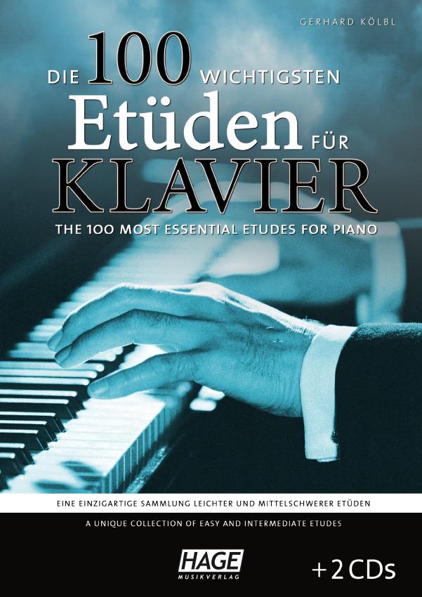 Die 100 wichtigsten Etüden für Klavier - Eine einzigartige Sammlung leichter und mittelschwerer Etüden - etudy pro klavír