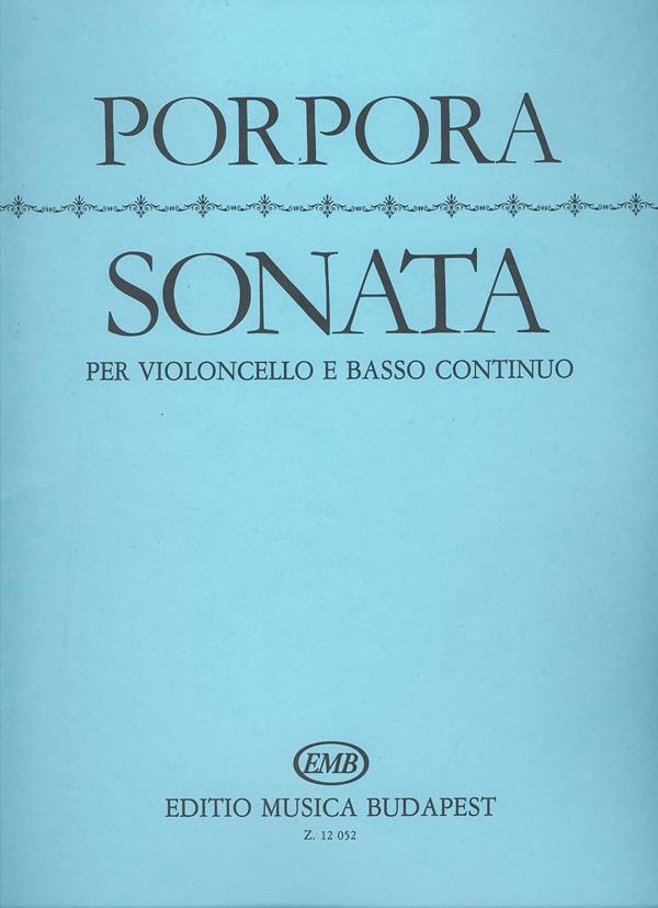 Sonata in fa maggiore per violoncello e basso co - per violoncello e basso continuo - pro violoncello a klavír