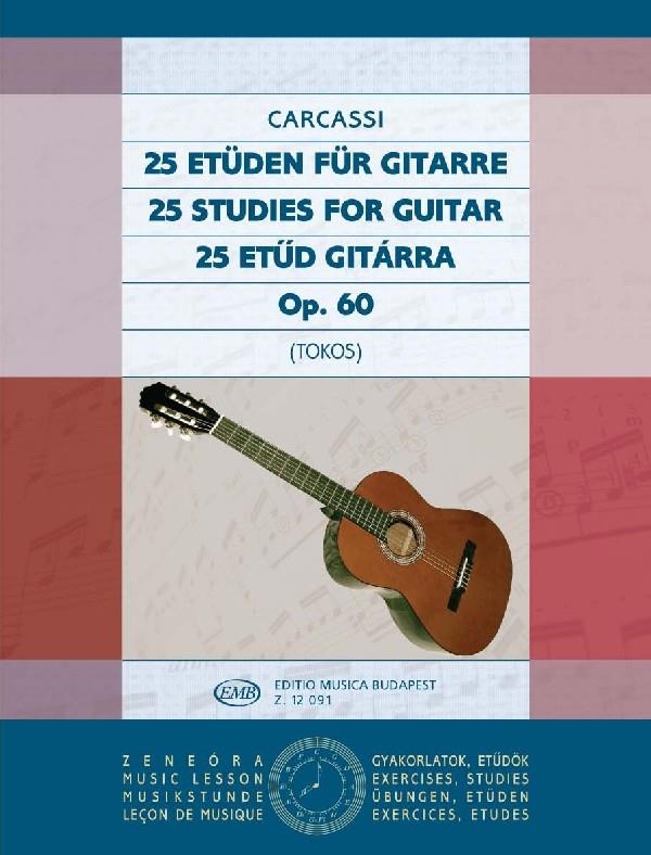 25 Etüden für Gitarre op. 60 - cvičení pro kytaru