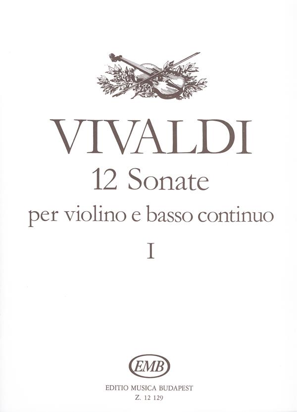 12 sonate per violino e basso continuo - pro housle a klavír