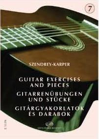 Gitarrenübungen und Stücke VII - cvičení pro kytaru