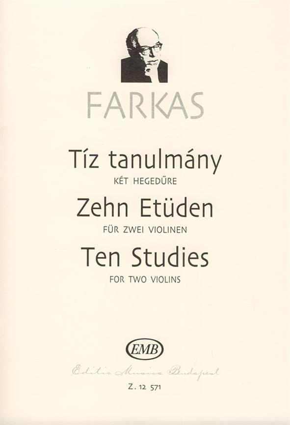 Zehn Etüden - pro dvoje housle