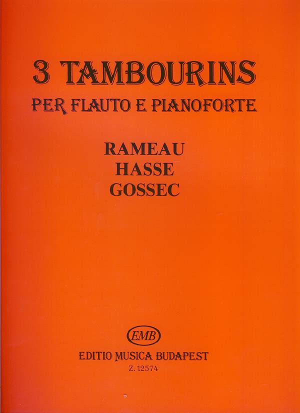 3 Tambourins - pro příčnou flétnu a klavír