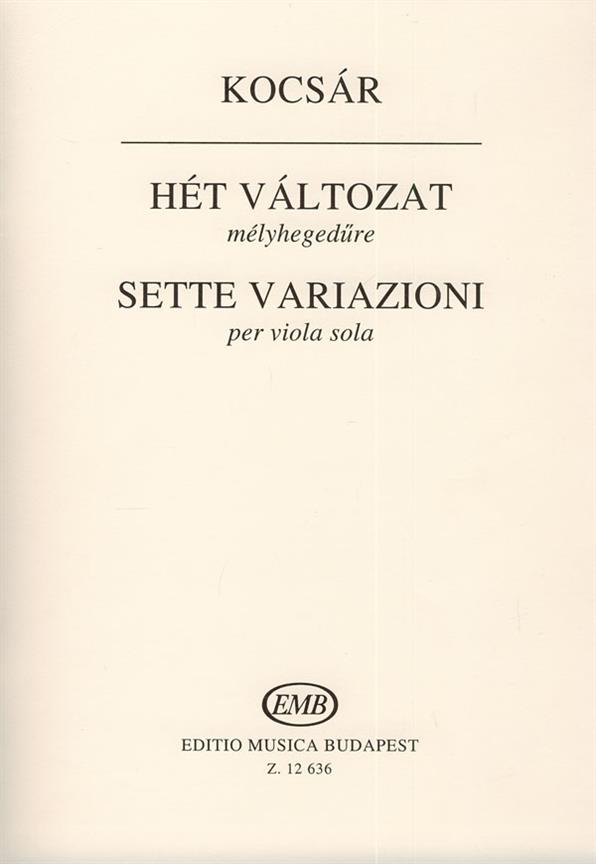 Sieben Variationen - pro violu