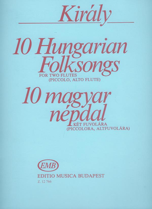 10 ungarische Volkslieder - 2-3 příčné flétny