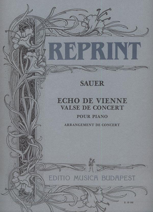 Echo de Vienne. Valse de concert (Version für Ko - (Version für Konzert) - pro klavír