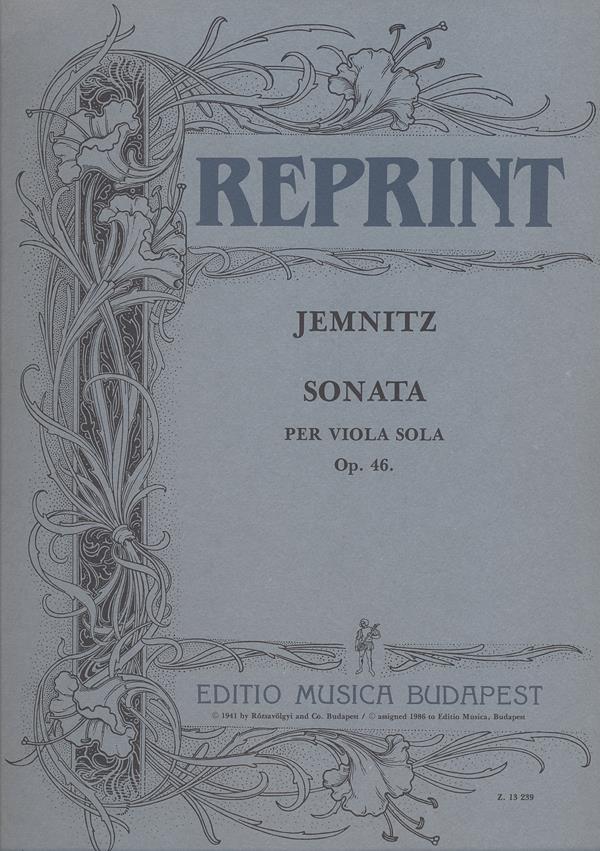 Sonata per viola sola, op. 46 op. 46 - pro violu