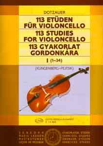 113 Etüden - Volume 1 - etudy pro violoncello