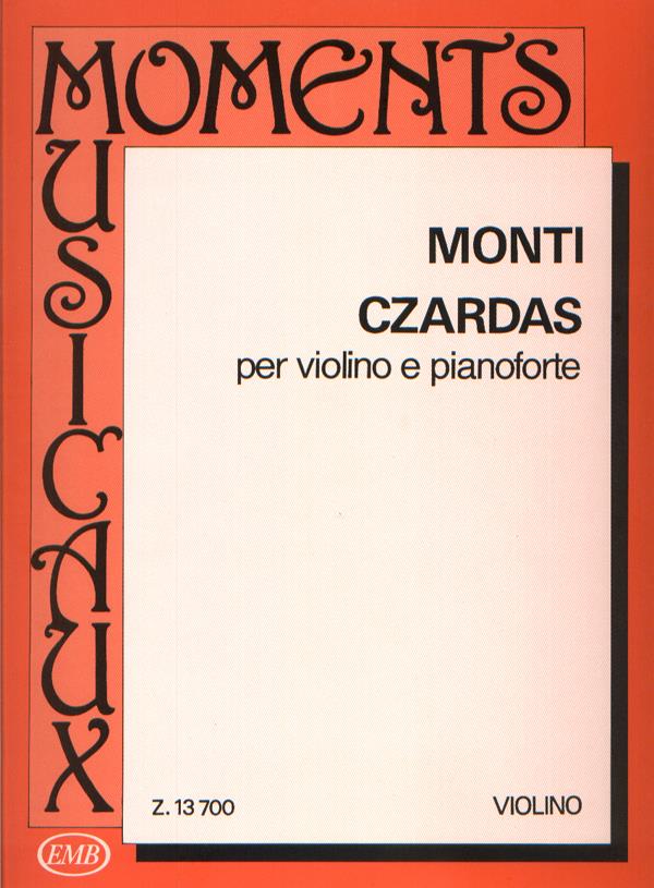 Czardas od Vittorio Monti pro housle a klavír