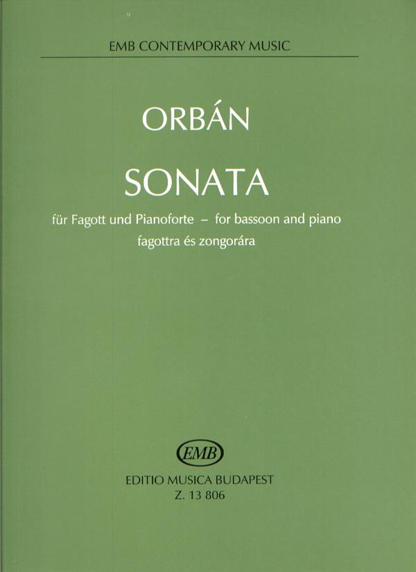 Sonata für Fagott und Pianoforte - für Fagott und Pianoforte - fagot a klavír