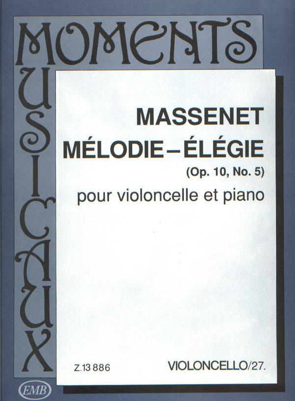 Melodie - Elegie op. 10, No.5 - pro violoncello a klavír