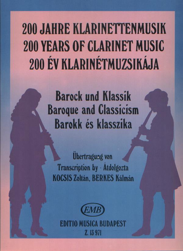 Barock und Klassik I - pro klarinet a klavír