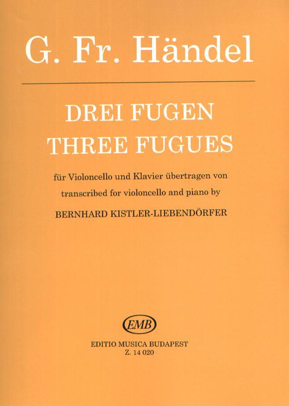 Drei Fugen - pro violoncello a klavír
