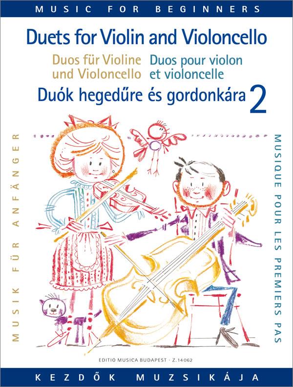 Duos für Violine und Violoncello für Anfänger II - Duets for Violin and Violoncello for Beginners 2 - pro housle