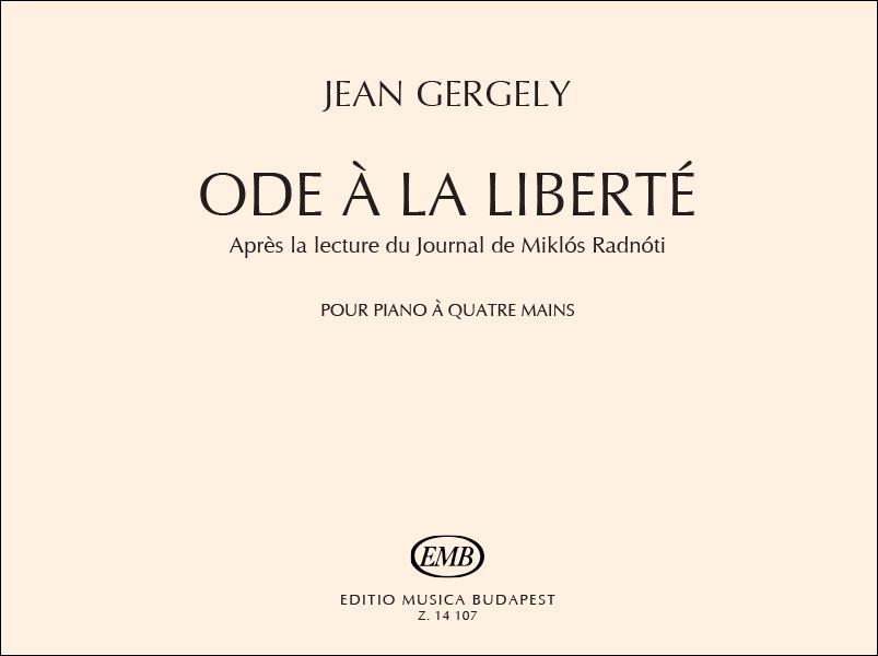 ODE A LA LIBERTEPOUR PIANO A QU - pro klavír