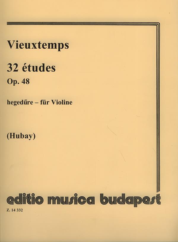 32 etudes op.48 - školy a cvičení pro housle