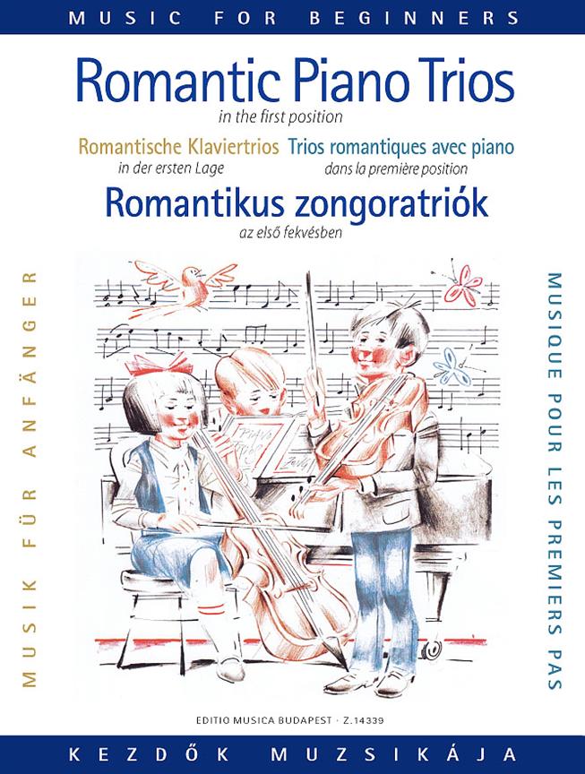 Romantische Klaviertrios für Anfänger (Erste Lage) - smyčcový orchestr a klavír