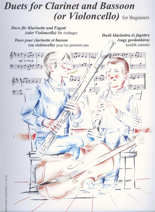 Duos für Klarinette und Fagott (oder Violoncello)