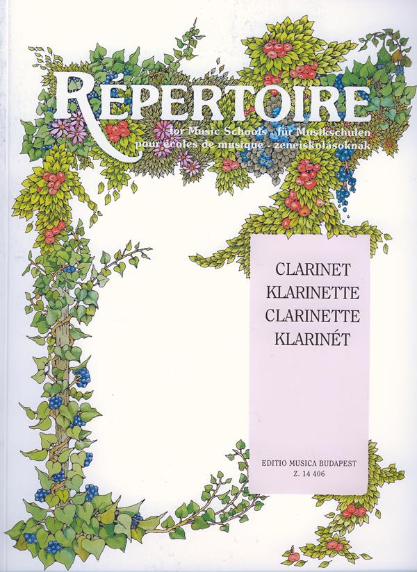 Repertoire für Musikschulen - Klarinette - pro klarinet a klavír