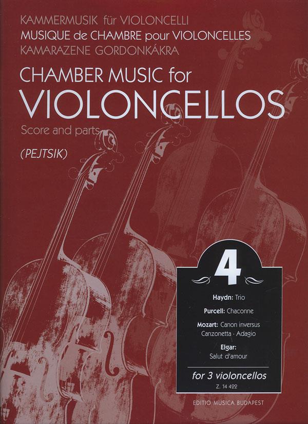 Chamber Music for/ Kammermusik für Violoncelli 4 - for 3 violoncellos - pro dvě a více violoncell