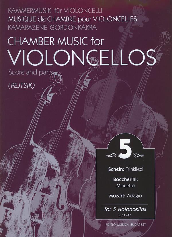 Chamber Music for/ Kammermusik für Violoncelli 5 - for 5 violoncellos - pro dvě a více violoncell
