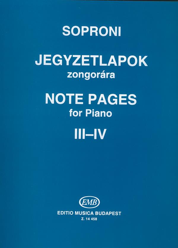 Note Pages for Piano - pro klavír