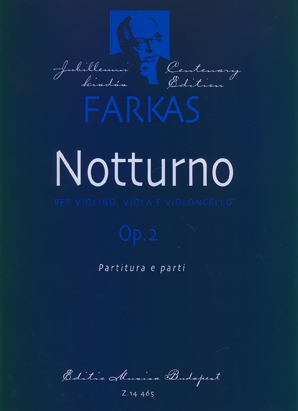 Notturno per violino, viola e violoncello op.2 - pro smyčcové trio