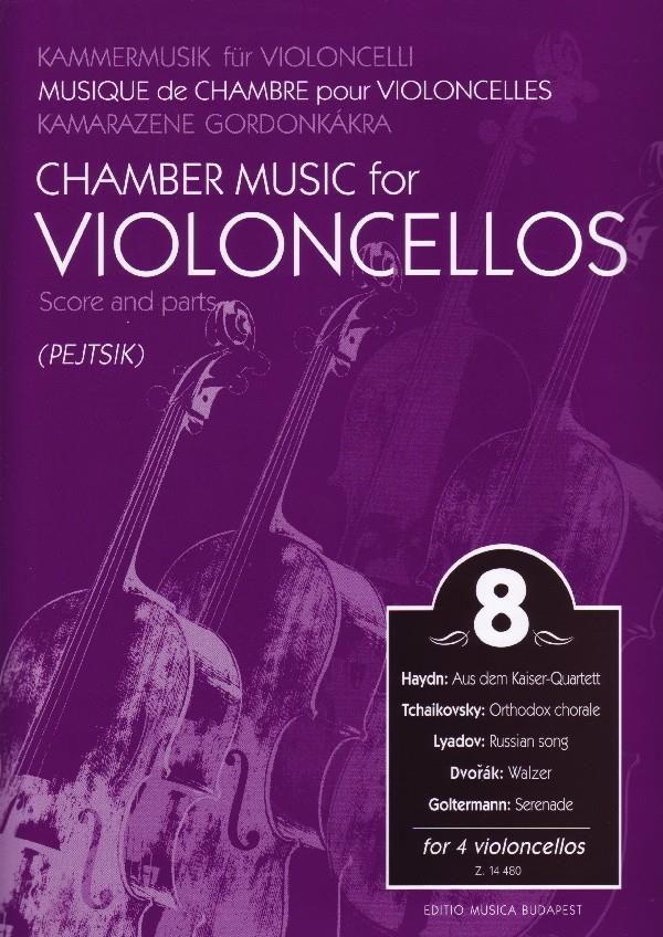 Chamber Music for/ Kammermusik für Violoncelli 8 - for 4 violoncellos - pro dvě a více violoncell