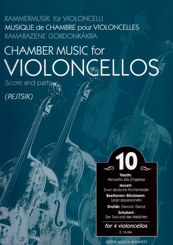 Chamber Music for/ Kammermusik für Violoncelli 10 - for 4 violoncellos - pro dvě a více violoncell