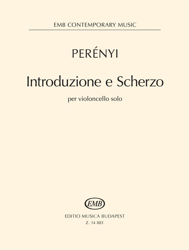 Introduzione e Scherzo - for Violoncello solo - pro violoncello